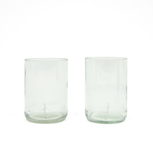 Transglass Set of 2 Glasses - clear