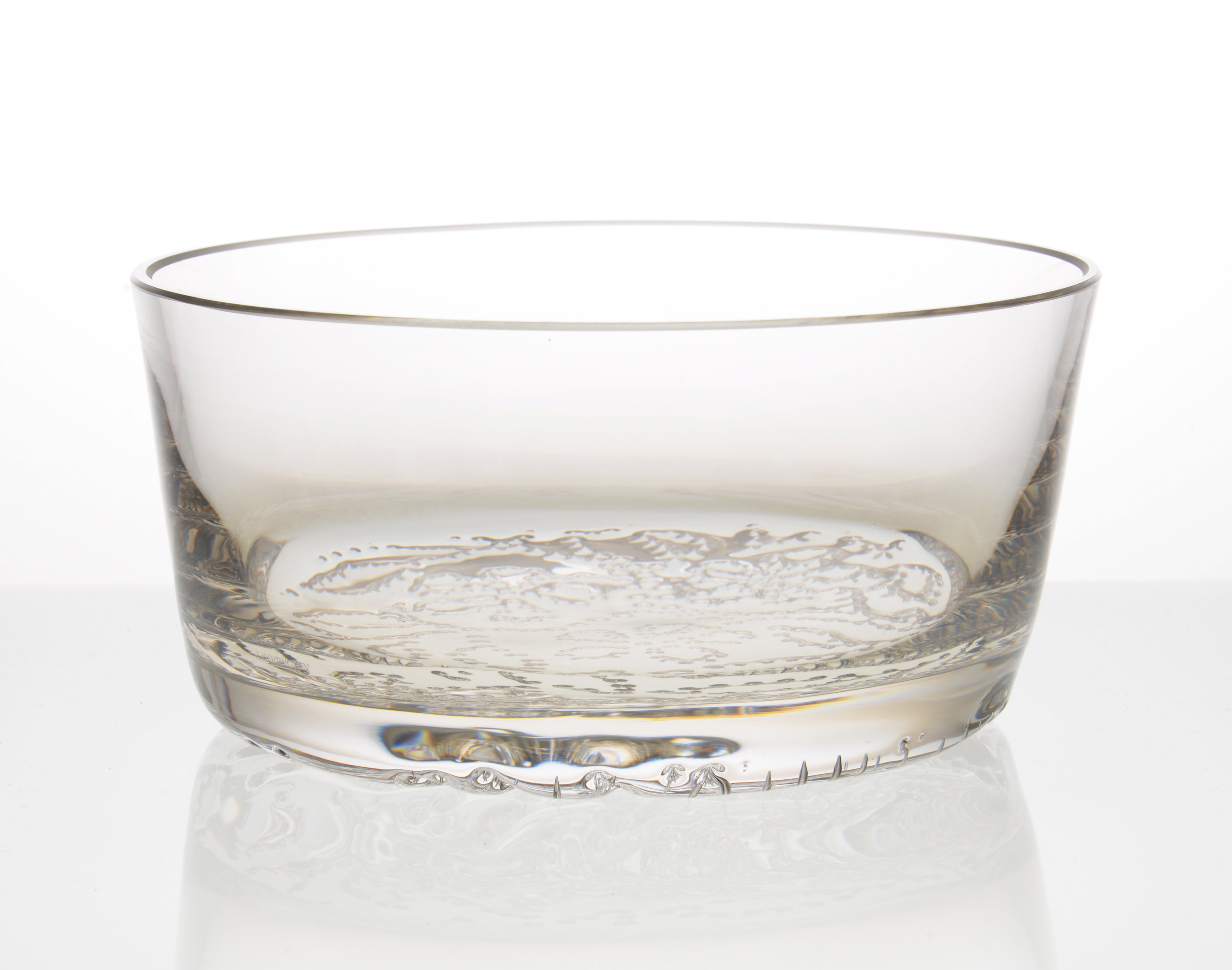 Wednesday Glass - Small Bowl - Grey